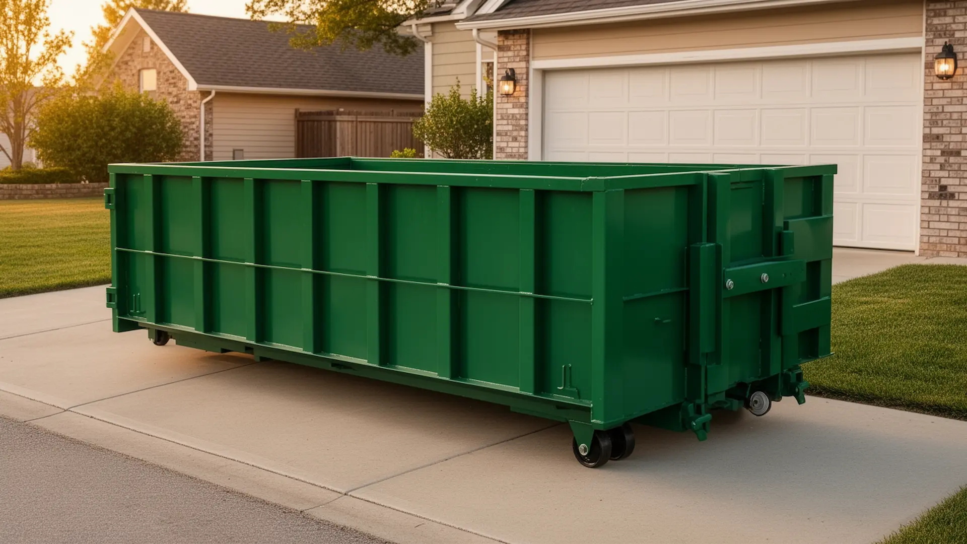 Roll-off dumpster from Round Heights Dumpsters in Lakeville, MN